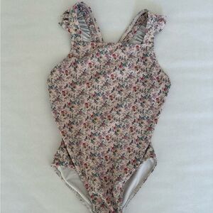 Floral Kids Swim One Piece